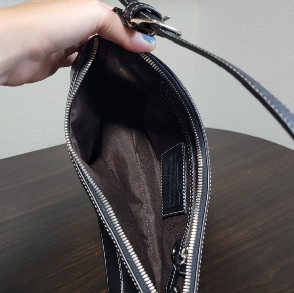 Coach Y2K Hampton Demi Prep Shoulder Bag Leather 7587 - Picture 9 of 9